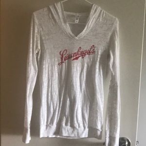 Leinenkugels tee with hood